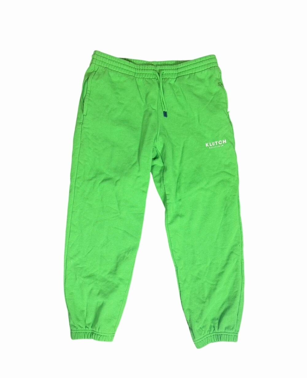 New Balance x Klutch Men's L Green Pre Game Chill Relaxed Joggers Pants EUC